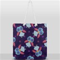 Owl Pattern Background Full Print Rope Handle Tote (Large) View1