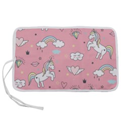 Cute Unicorn Seamless Pattern Pen Storage Case (s) by Apen