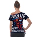 Make devil discovery  Off Shoulder Tie-Up T-Shirt View2