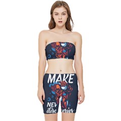Dont Fear Stretch Shorts And Tube Top Set by Saikumar