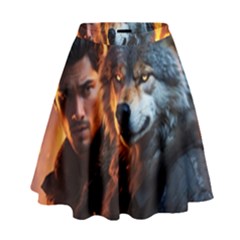 Be Dare For Everything High Waist Skirt by Saikumar