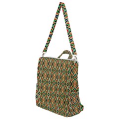 Pattern Design Vintage Abstract Crossbody Backpack by Jatiart