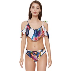 Pngegg (23) Ruffle Edge Tie Up Bikini Set	 by saad11