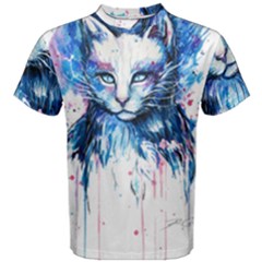 Cat Men s Cotton T-shirt by saad11