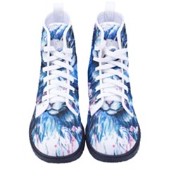 Cat Kid s High-top Canvas Sneakers by saad11