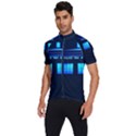 Blue Tardis Doctor Who Police Call Box Men s Short Sleeve Cycling Jersey View2