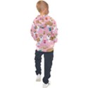 Corgi Bubble Boba Tea Pink Pattern Kids  Hooded Pullover View2