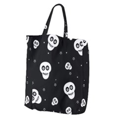 Skull Pattern Giant Grocery Tote by Ket1n9