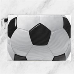 Soccer Ball Canvas Cosmetic Bag (xxl) by Ket1n9