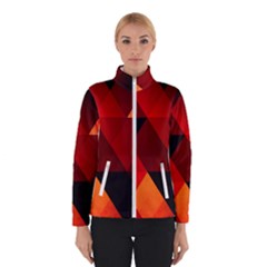 Abstract Triangle Wallpaper Women s Bomber Jacket by Ket1n9