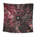 Chip Retro Technology Square Tapestry (Large) View1