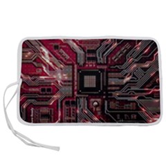 Chip Retro Technology Pen Storage Case (s) by Cendanart