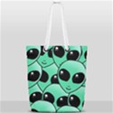 Art Alien Pattern Full Print Rope Handle Tote (Small) View1