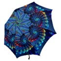 Top Peacock Feathers Hook Handle Umbrellas (Large) View2