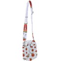 Seamless Background Pattern-with-watermelon Slices Shoulder Strap Belt Bag View1