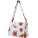 Seamless Background Pattern-with-watermelon Slices Front Pocket Crossbody Bag View2