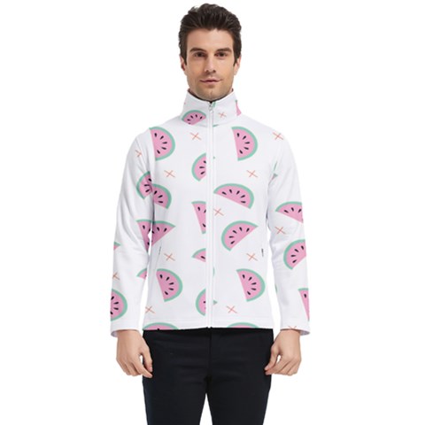 Fresh Watermelon Slices Texture Men s Bomber Jacket by Ket1n9