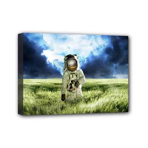 Astronaut Mini Canvas 7  X 5  (stretched) by Ket1n9