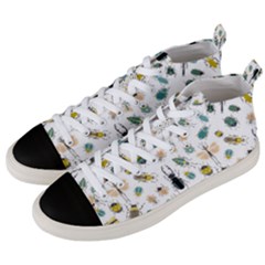 Insect Animal Pattern Men s Mid-top Canvas Sneakers by Ket1n9