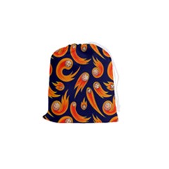 Space Patterns Pattern Drawstring Pouch (small) by Hannah976