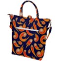 Space Patterns Pattern Buckle Top Tote Bag View2