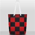 Black And Red Backgrounds- Full Print Rope Handle Tote (Small) View1