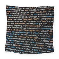 Close Up Code Coding Computer Square Tapestry (large) by Hannah976