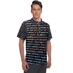 Close Up Code Coding Computer Men s Polo T-shirt by Hannah976