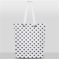 Love  Full Print Rope Handle Tote (small) by saad11