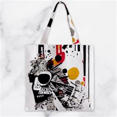 You Wanna Know The Real Me? Zipper Grocery Tote Bag by essentialimage