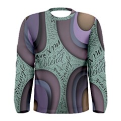 Converge Diverge Mingle Mix Divide Men s Long Sleeve T-shirt by Paksenen