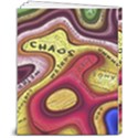 Chaos Unknown Unfamiliar Strange 8  x 10  Hardcover Notebook View2