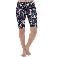 Mental Human Experience Mindset Cropped Leggings  by Paksenen
