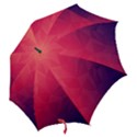 Color Triangle Geometric Textured Hook Handle Umbrellas (Small) View2