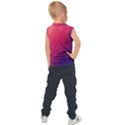 Color Triangle Geometric Textured Kids  Sport Tank Top View2