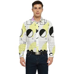 Graphic Design Geometric Background Men s Long Sleeve  Shirt by Bedest