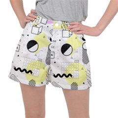 Graphic Design Geometric Background Women s Ripstop Shorts by Bedest