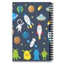 Big Set Cute Astronauts Space Planets Stars Aliens Rockets Ufo Constellations Satellite Moon Rover V 5.5  x 8.5  Notebook View2