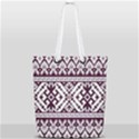 Illustration Ukrainian Folk Seamless Pattern Ornament Full Print Rope Handle Tote (Small) View1