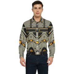 Stormtrooper Men s Long Sleeve  Shirt by Cendanart