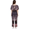 In The Cosmos Moon Sci-fi Space Sky Batwing Lightweight Chiffon Jumpsuit View2