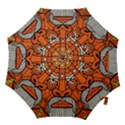 Face Skull Head Art Hook Handle Umbrellas (Large) View1