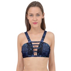 Doctor Who Tardis Cage Up Bikini Top by Cendanart