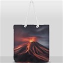 Volcanic Eruption Full Print Rope Handle Tote (Large) View1