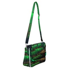 Ship Sailing Shoulder Bag With Back Zipper by Proyonanggan