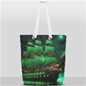 Ship Sailing Full Print Rope Handle Tote (Small) View2