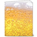 Liquid Bubble Drink Beer With Foam Texture 8  x 10  Softcover Notebook View1