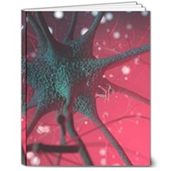 Coronavirus Corona Virus 8  X 10  Softcover Notebook by Cemarart