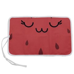 Watermelon Lock Love Pen Storage Case (m) by Cemarart