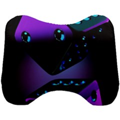 3d Love Ludo Game Head Support Cushion by Cemarart